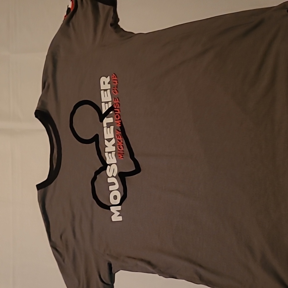 Disney Mousketeer T-shirt Gray 2XL